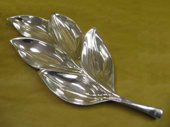 Mexican Pewter - Five Leaf Snack Tray